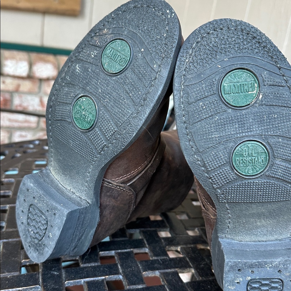 Frye Dark Brown Leather Boots - Picture 7 of 9